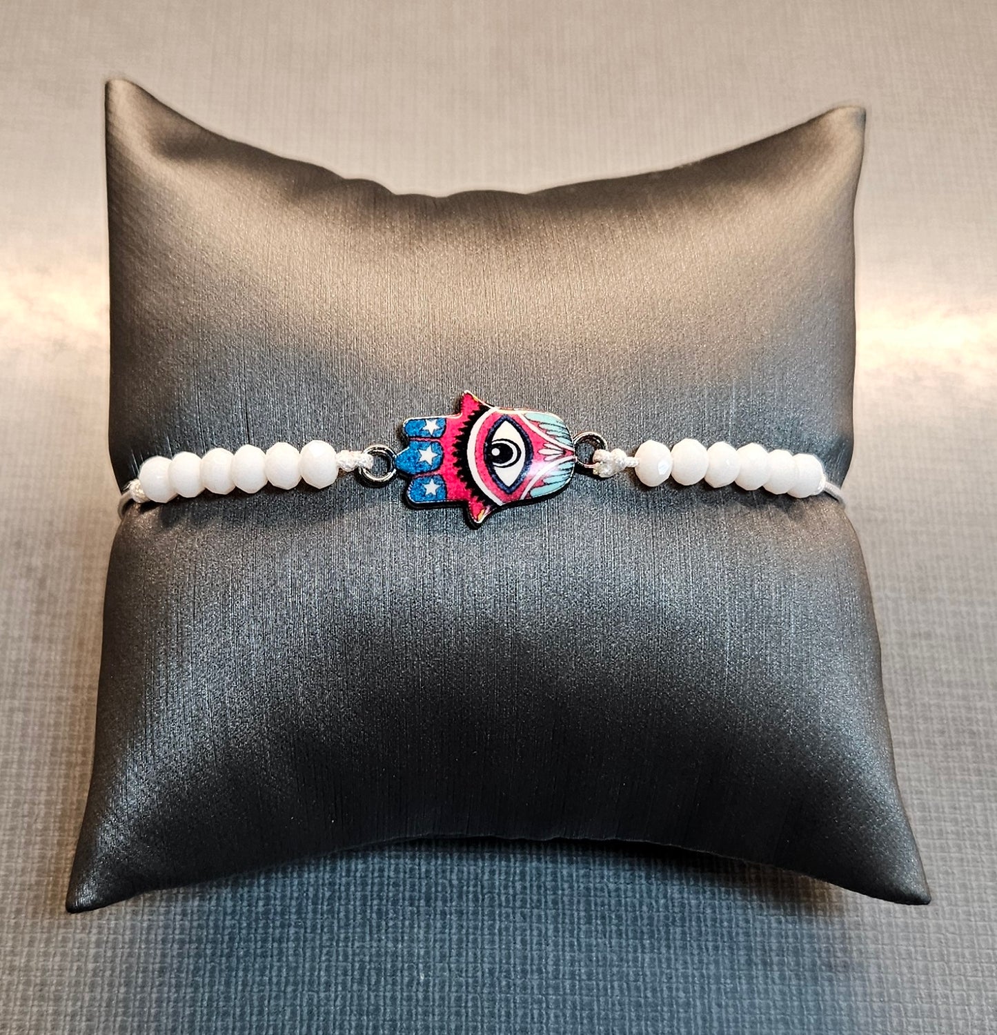 Bracelet with Colorful Hamsa