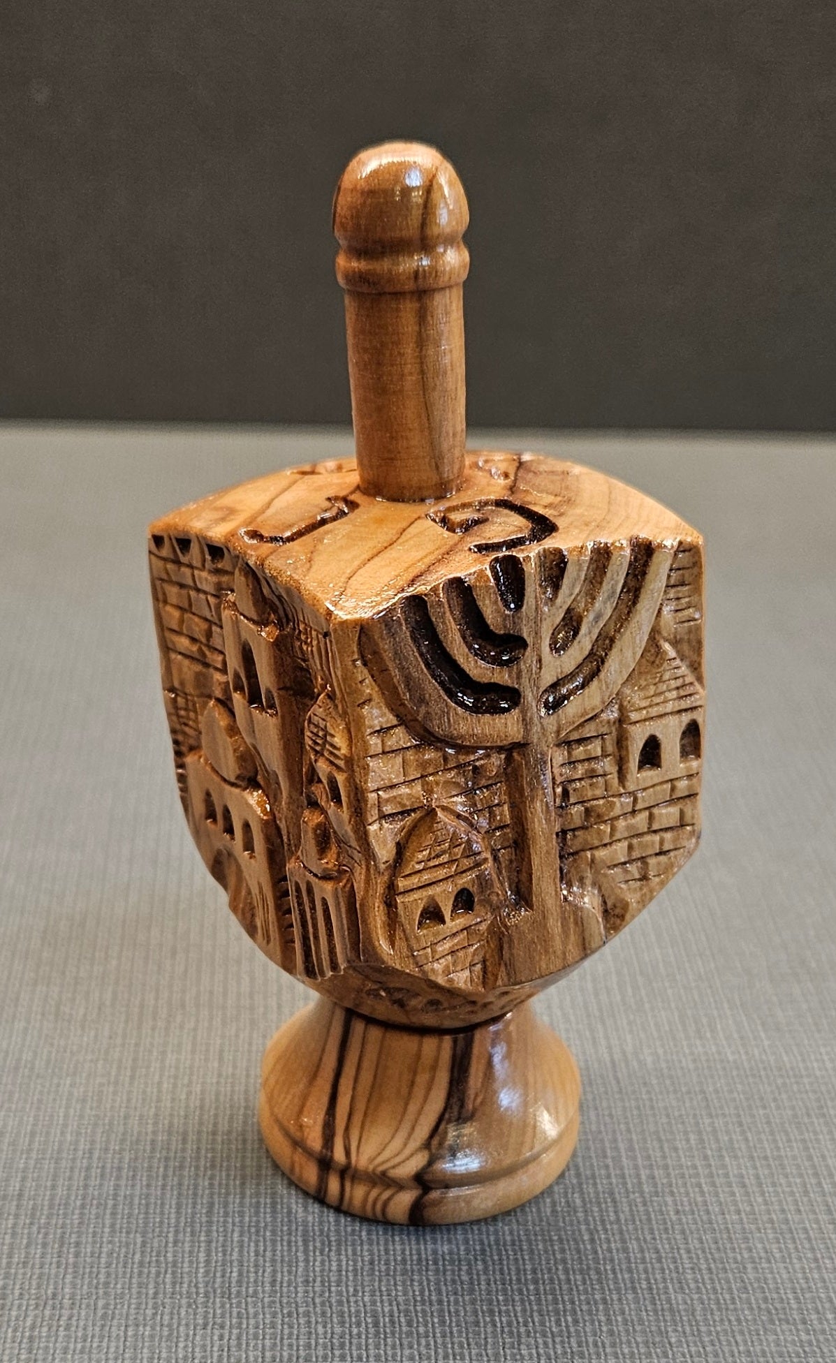 Dreidel – Carved Wood