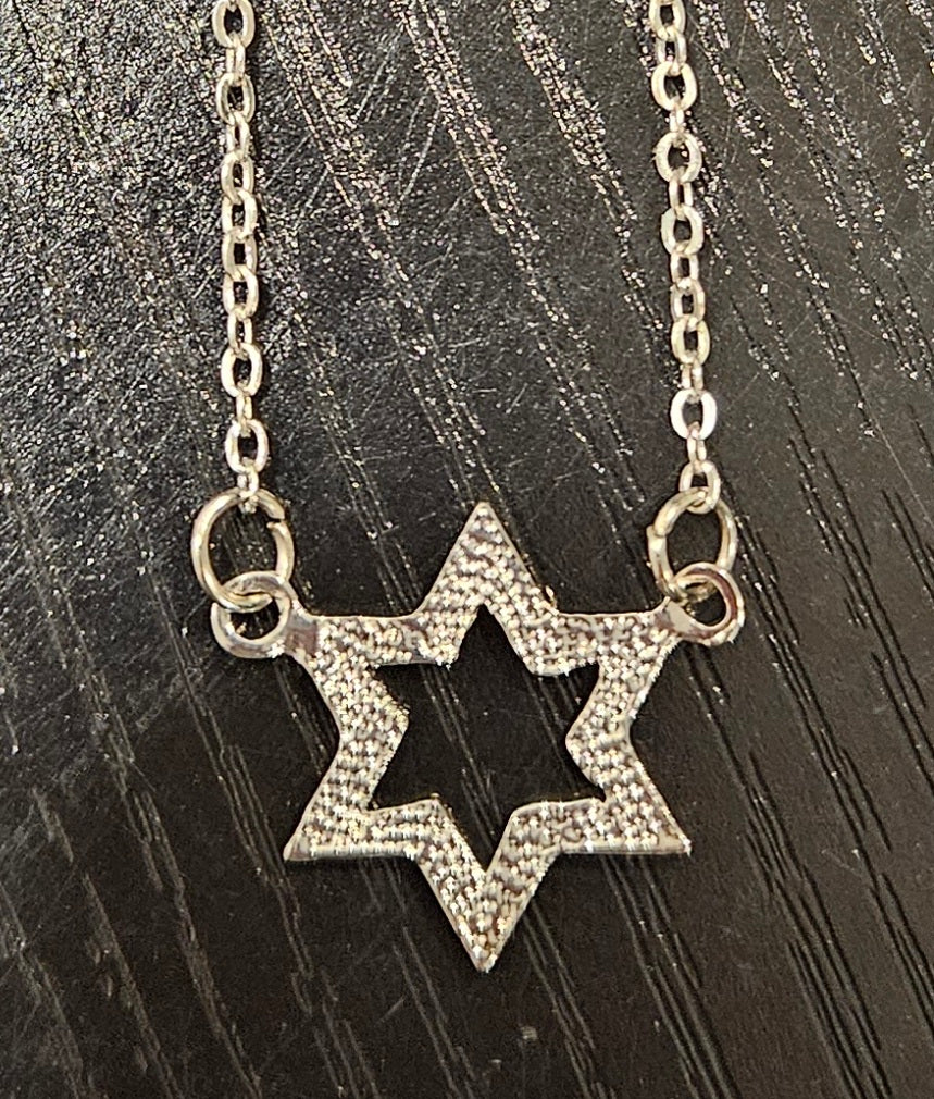 Necklace with Open Star