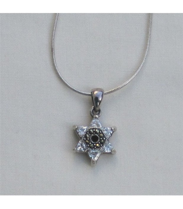 Necklace – Star with Marcasite Center