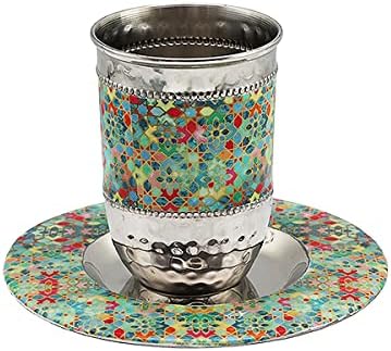 Kiddush Cup Set – Mosaic Design