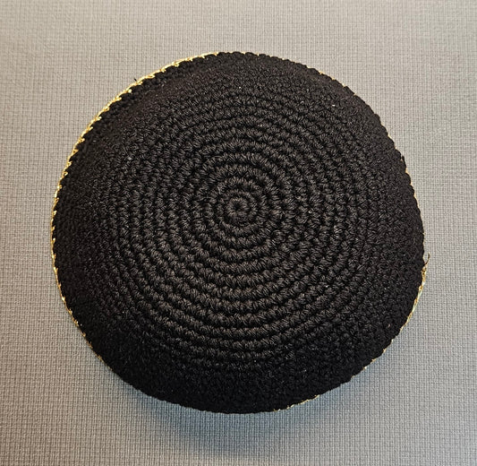 Kippah with Gold or Silver Border