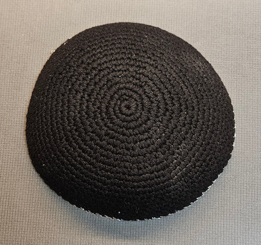 Kippah with Gold or Silver Border