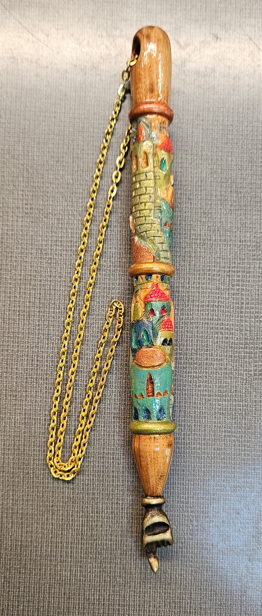 Yad – Wood with Jerusalem Images