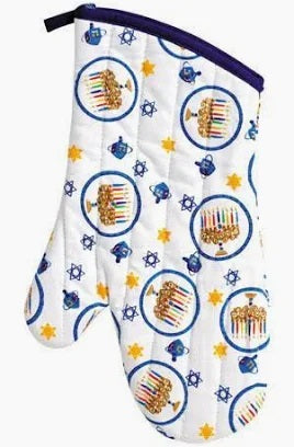 Oven Mitt – Hanukkah Design