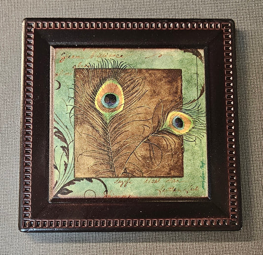 Coasters – Stone in Peacock Design