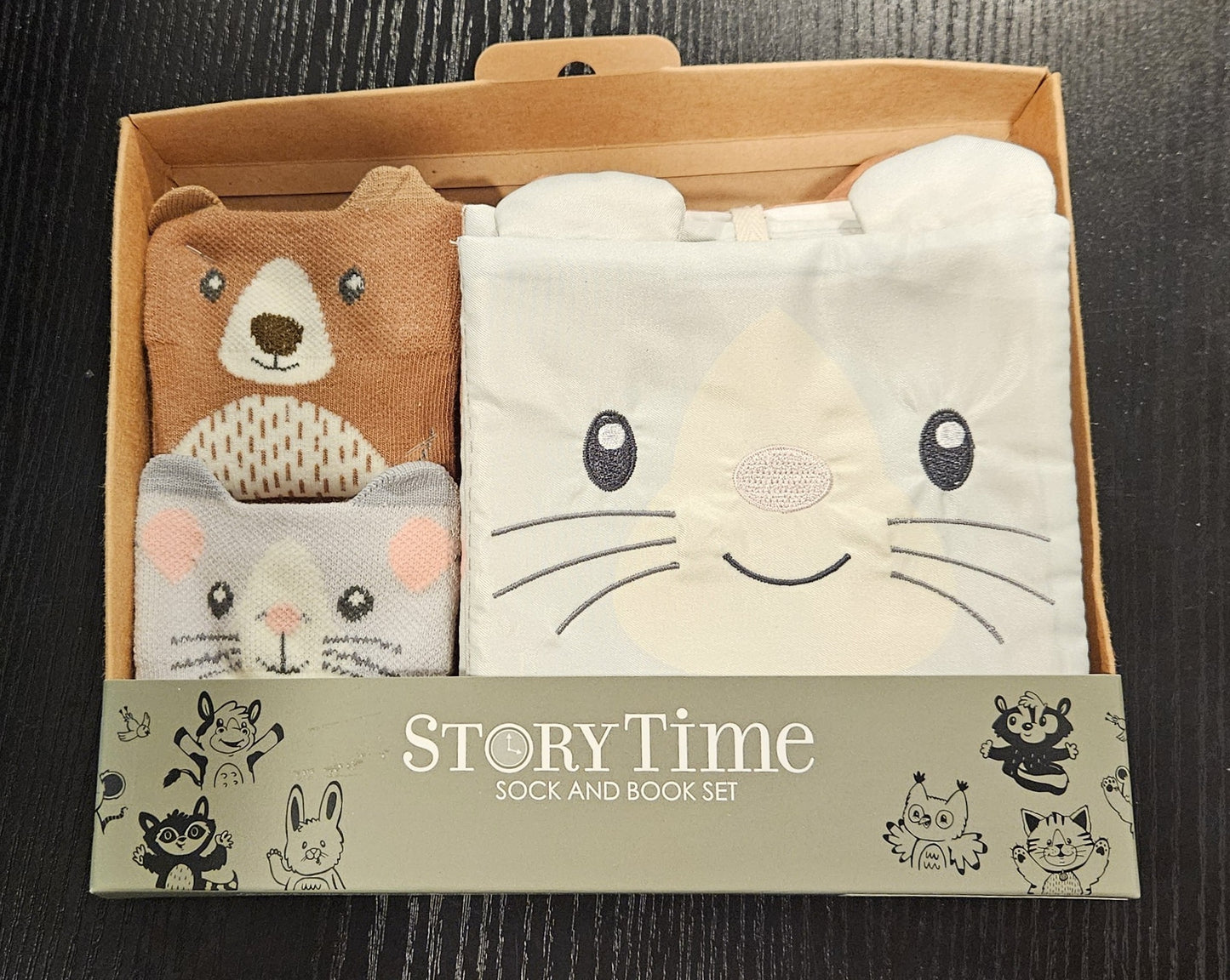 Story Time Sock and Book Set