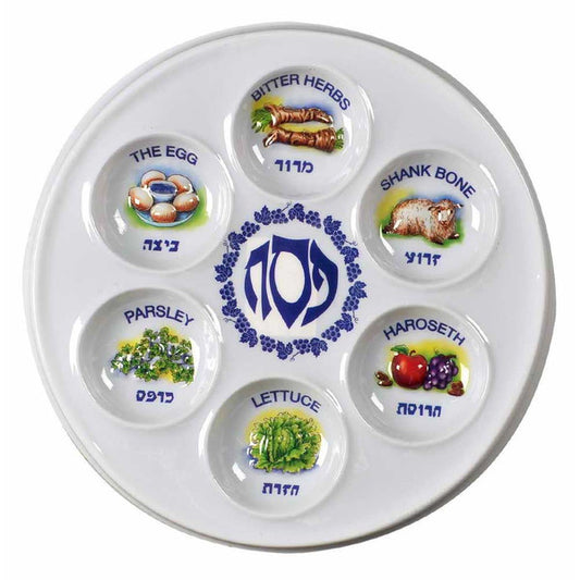 Passover –  Plastic Seder Plate