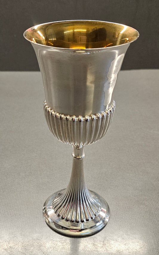 Kiddush Cup with Fluted Stem