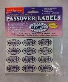 Passover Labels