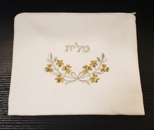 Tallit Bag – Leaf & Flower Design