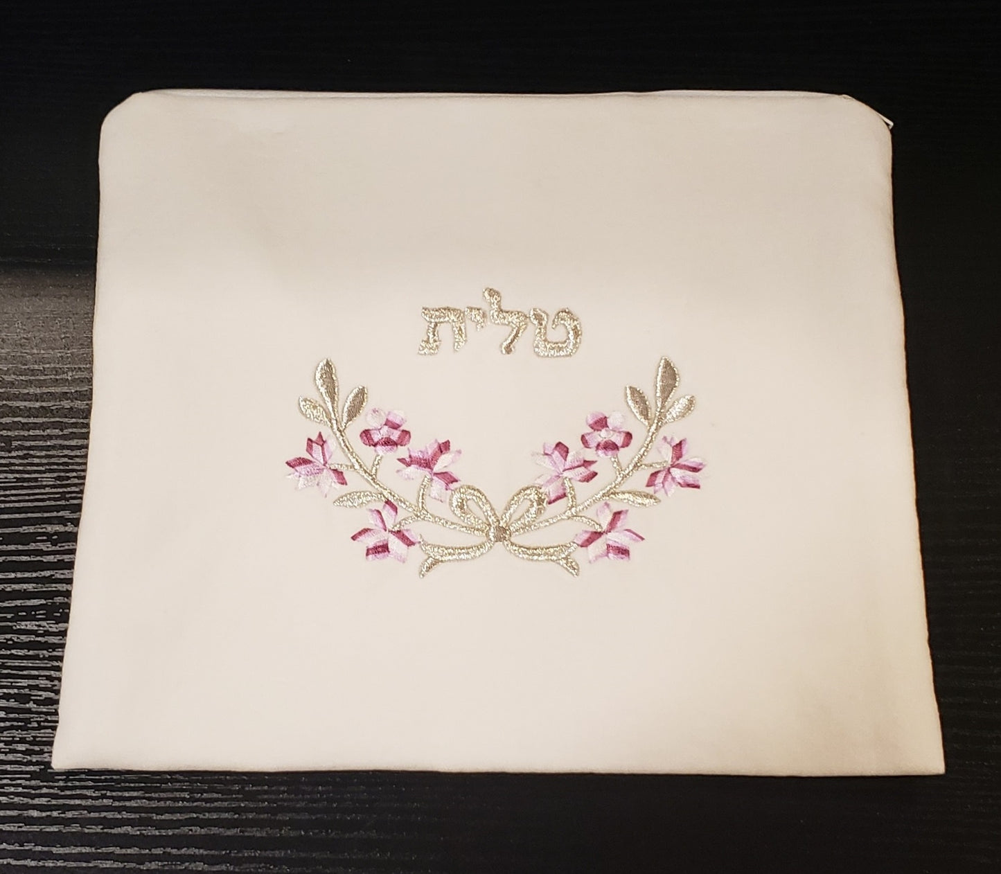 Tallit Bag – Leaf & Flower Design