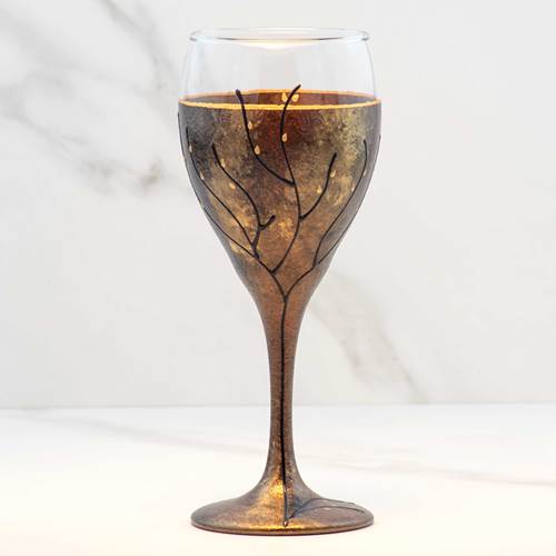 Kiddush Cup with Tree of Life Design