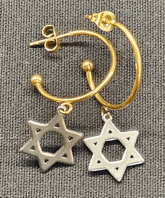 Earrings – Hoop with Star