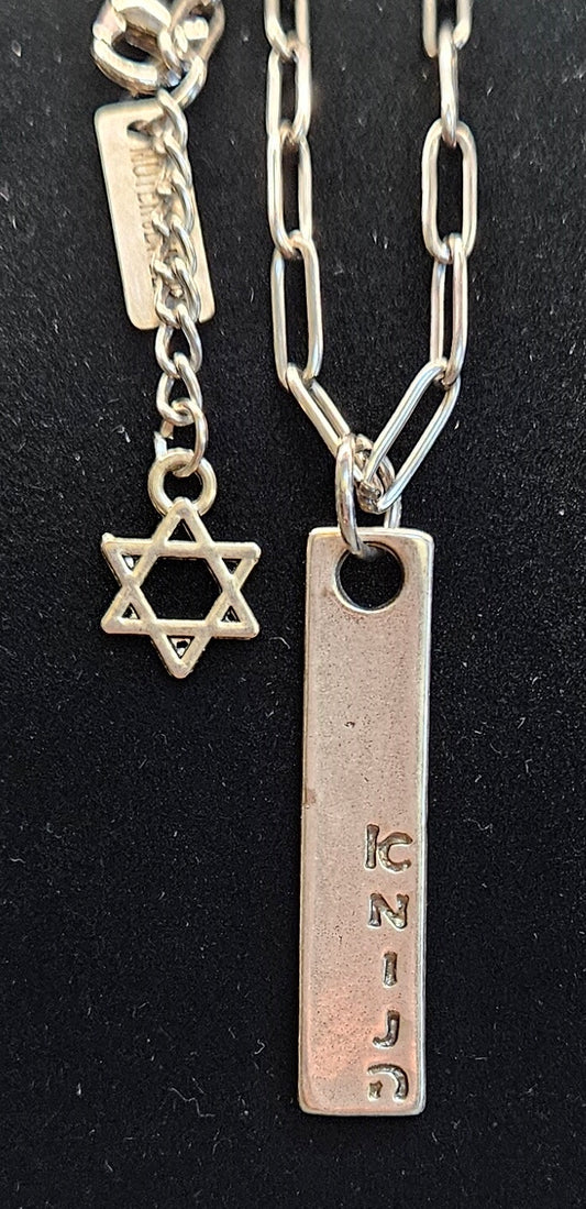 Necklace with Faith Pendant