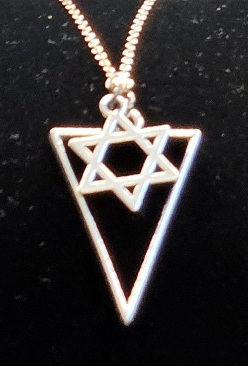 Necklace with Triangle and Star