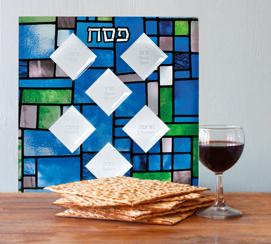 Passover Rectangular Seder Plate