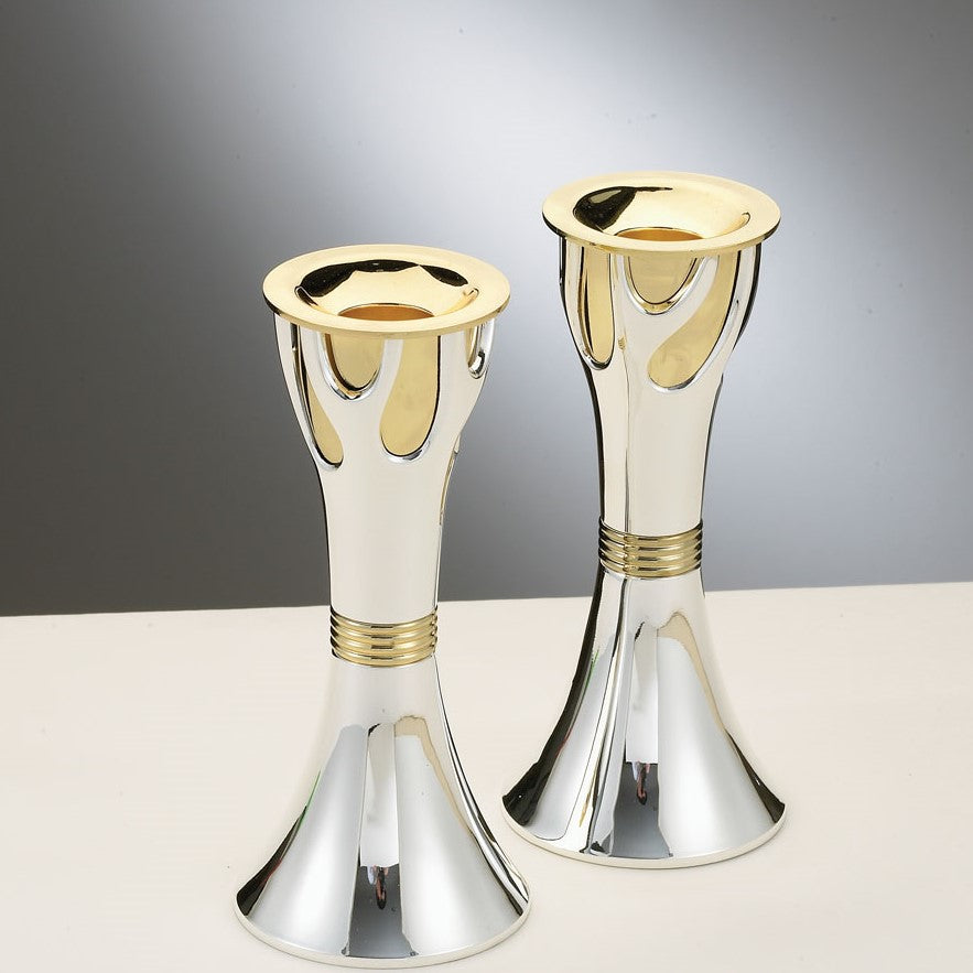 Shabbat Candlesticks with Tree of Life Design