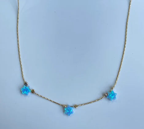 Necklace – Opal Stars