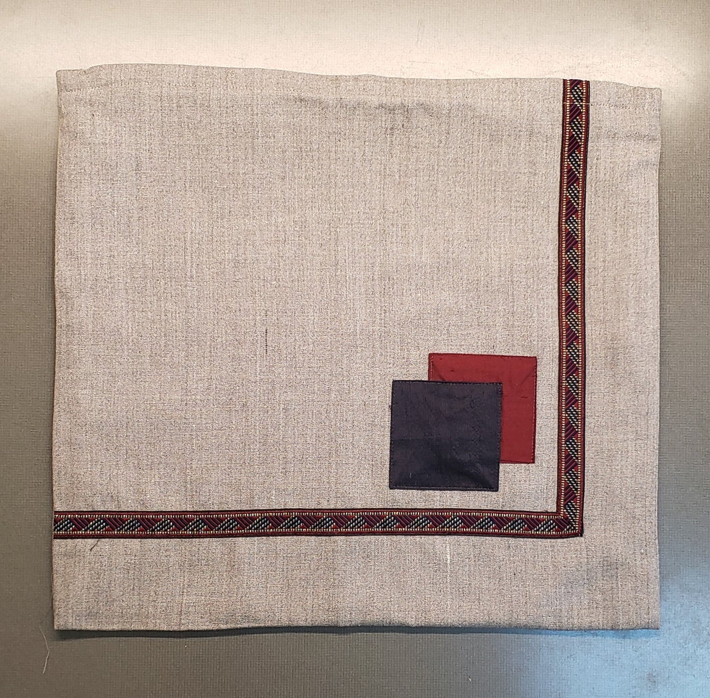 Tallit Bag – Grey with Squares