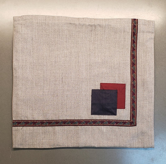 Tallit Bag – Grey with Squares