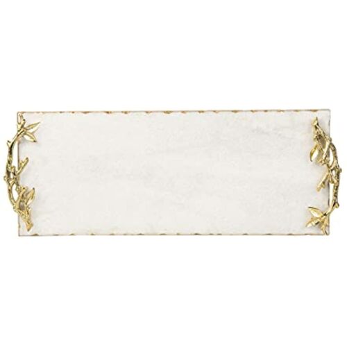 Challah Tray – White Marble