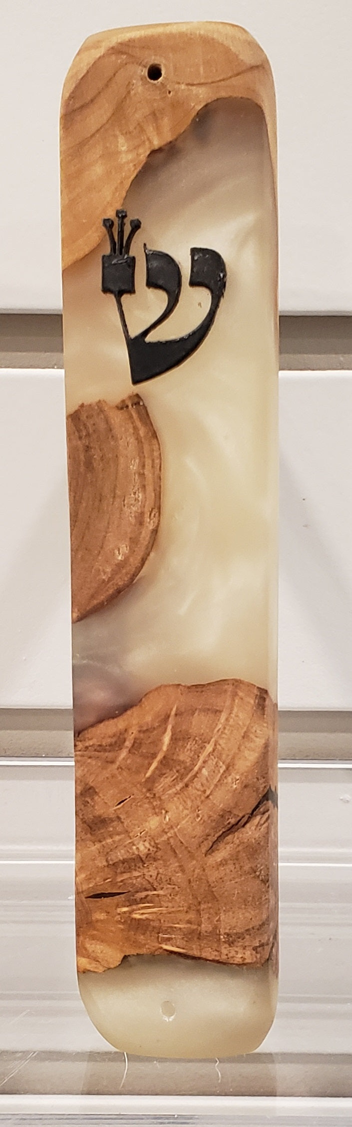 Mezuzah – Wood and Resin