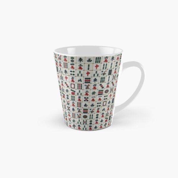 Mug – Tall with Mah Jong Design