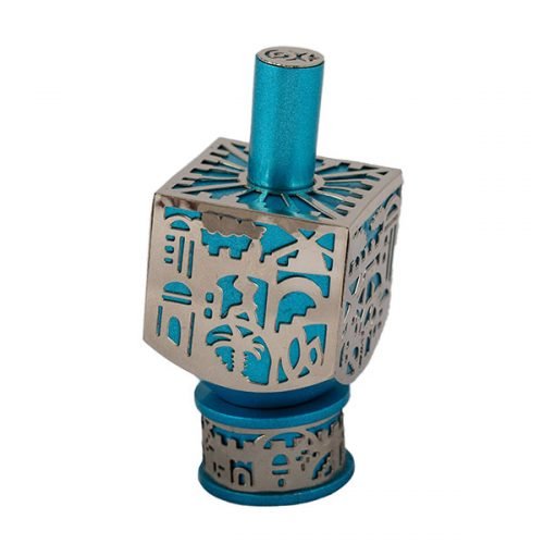 Dreidel - Small with Jerusalem Design