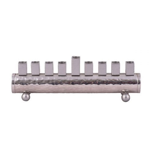 Menorah – Hammered Aluminum