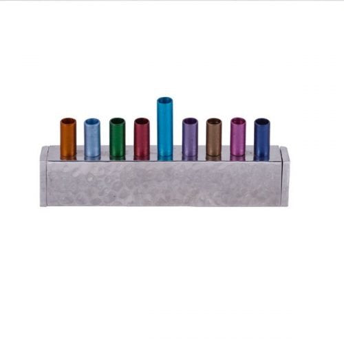 Menorah – Metallic Colored Rods