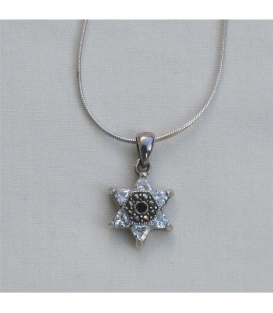 Necklace – Star with Marcasite Center